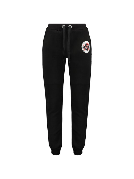 Geographical Norway Geographical Norway Spodnie dresowe SU1204H/GN/Black Czarny Regular Fit
