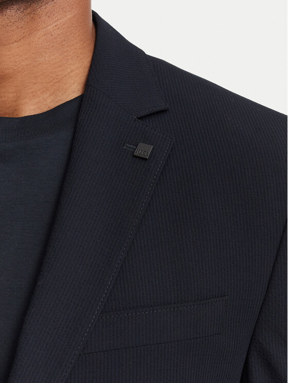 KARL LAGERFELD KARL LAGERFELD Švarkas 155280-562034 Tamsiai mėlyna Slim Fit