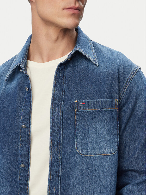 Tommy Jeans Tommy Jeans camicia di jeans DM0DM23390 Blu Regular Fit