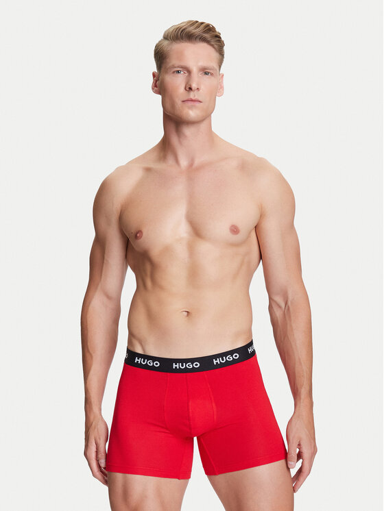 HUGO HUGO Set 3 perechi de boxeri 50532613 Colorat