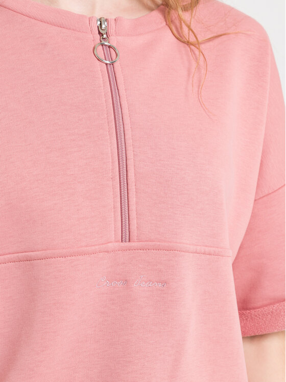 Cross Jeans Cross Jeans Bluza 65335-303 Pomarańczowy Regular Fit