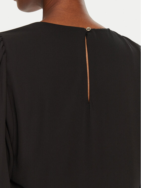 Rinascimento Rinascimento Kokteilinė suknelė CFC0120503003 Juoda Relaxed Fit