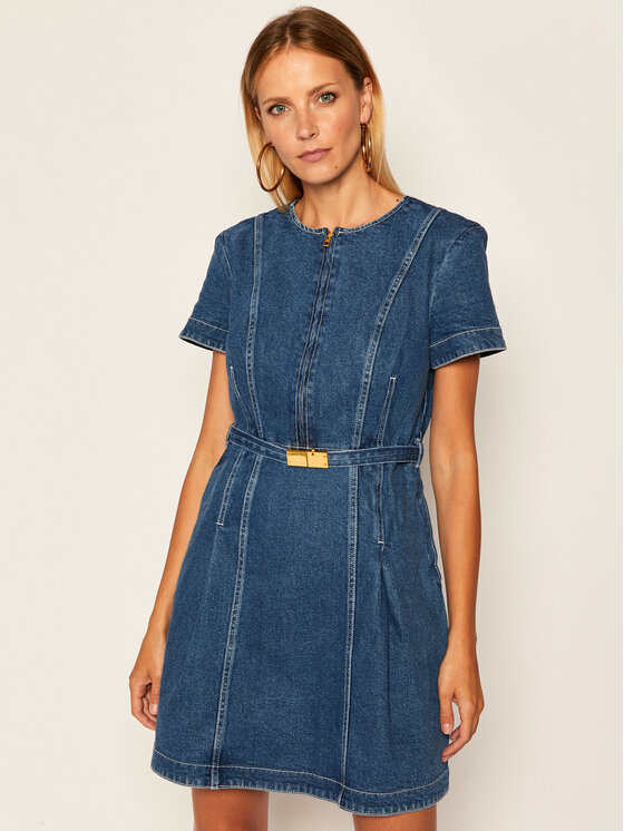 tory burch nadia denim dress