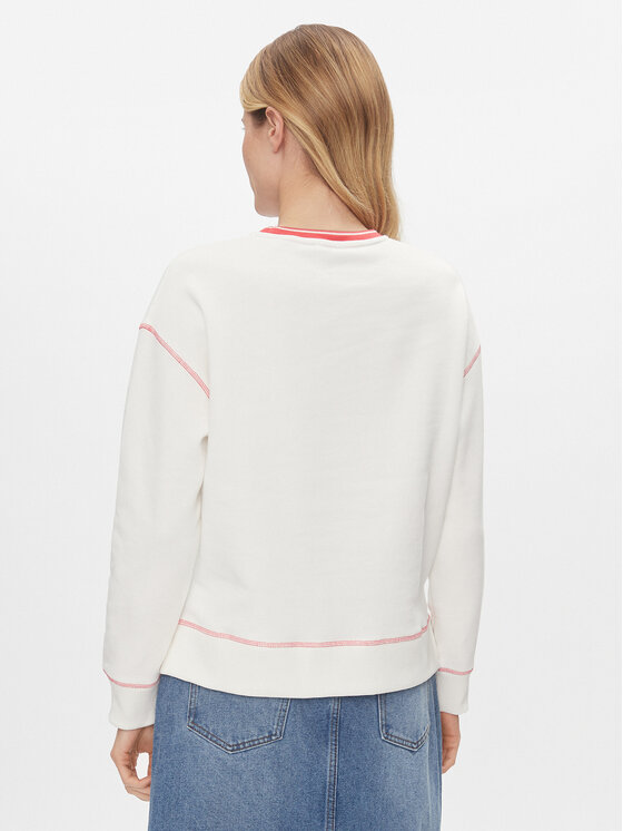 Pepe Jeans Pepe Jeans Μπλούζα Hache PL581398 Λευκό Boxy Fit
