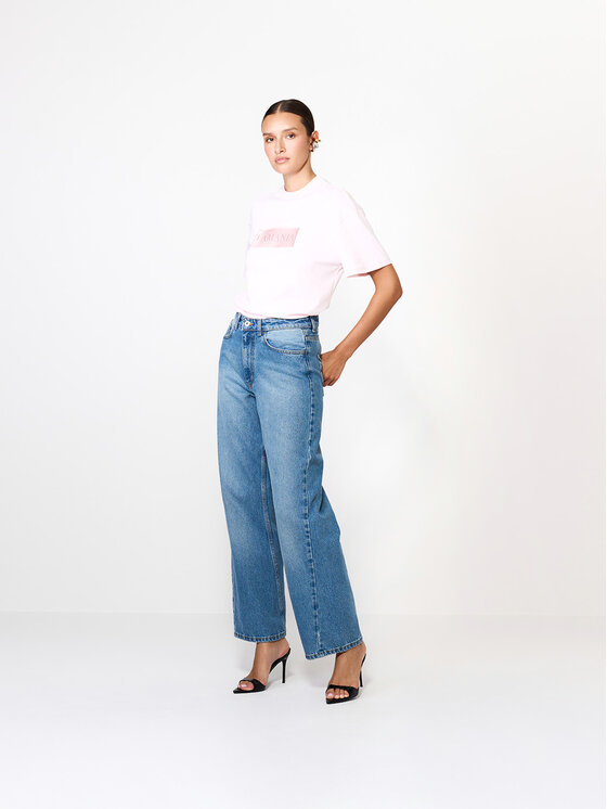 La Mania La Mania T-Shirt ALISA Růžová Basic Fit