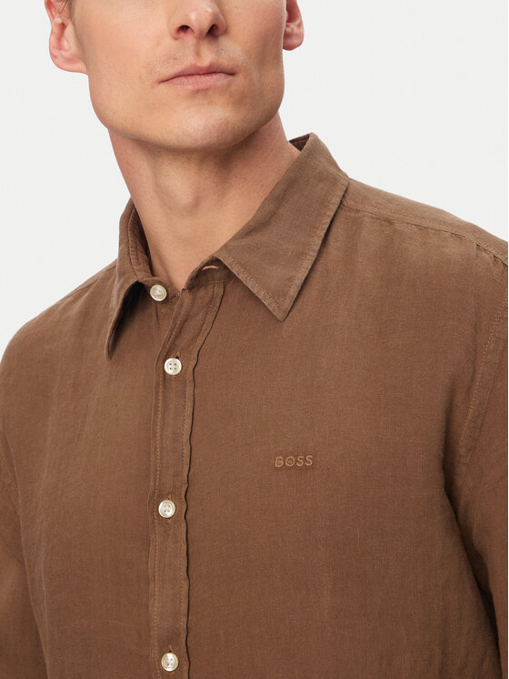 BOSS BOSS Krekls Relegant 50567579 Zaļš Regular Fit