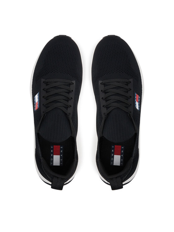 Tommy Jeans Tommy Jeans Sneakersy Runner Kntitted EM0EM01555 Czarny