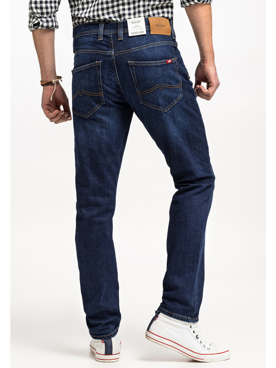 Mustang Mustang Jeansy OREGON SLIM Niebieski Loose Fit