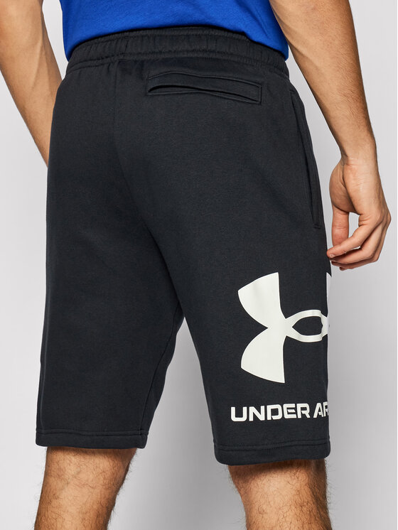 Under Armour Under Armour Szorty sportowe Ua Rival Fleece Big Logo 1357118 Czarny Loose Fit