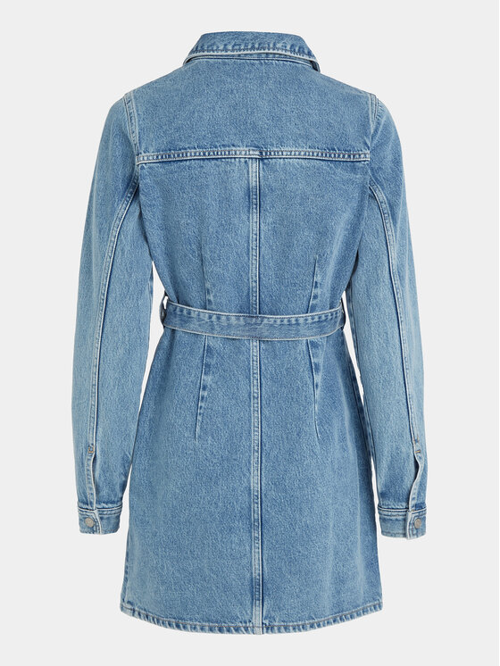 Tommy Jeans Tommy Jeans Jeans obleka DW0DW16716 Modra Slim Fit