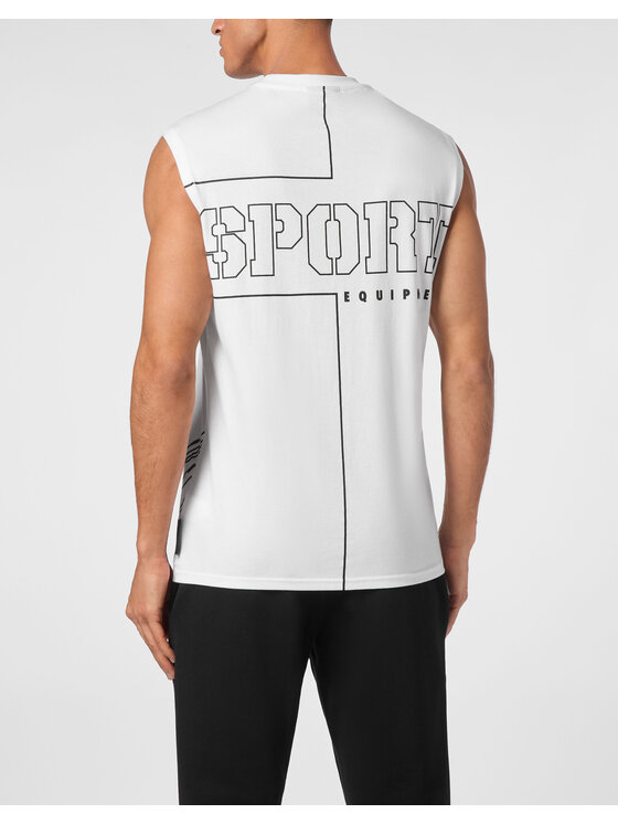 Plein Sport Plein Sport Smanicato 19547 Bianco Regular Fit