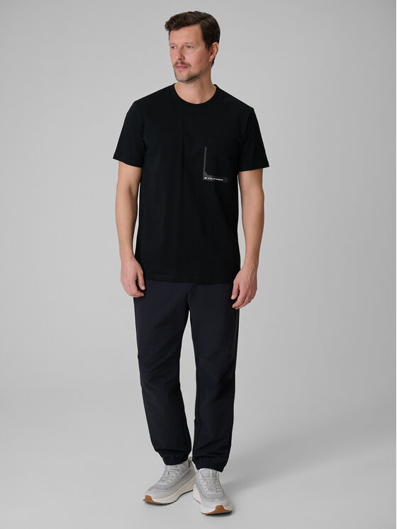 4F 4F T-Shirt CITY Czarny Regular Fit