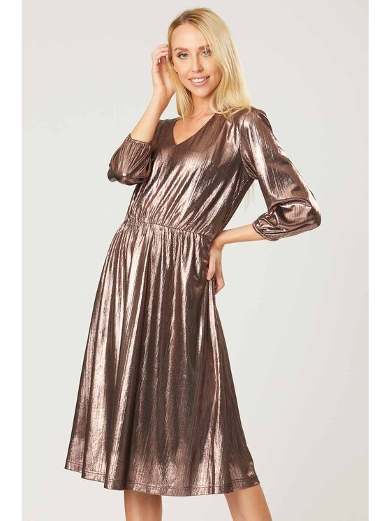QUIOSQUE QUIOSQUE Každodenné šaty SHINEXY DRESS Fialová Regular Fit