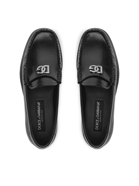 Dolce&Gabbana Dolce&Gabbana Mokasyny CM0074 AQ237 Czarny