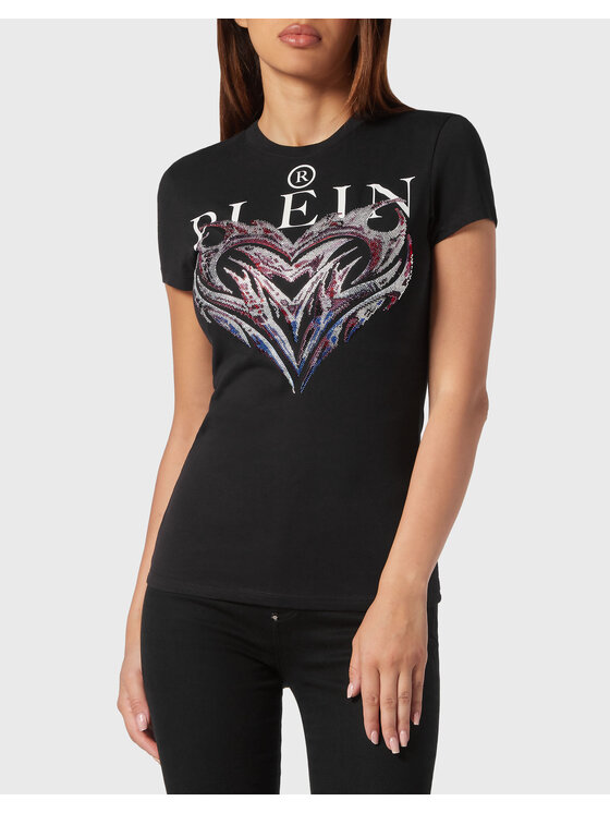 PHILIPP PLEIN PHILIPP PLEIN T-Shirt 1335 Černá Regular Fit