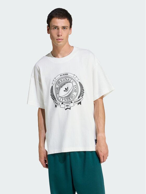 adidas adidas T-Shirt 156427 Biały Loose Fit