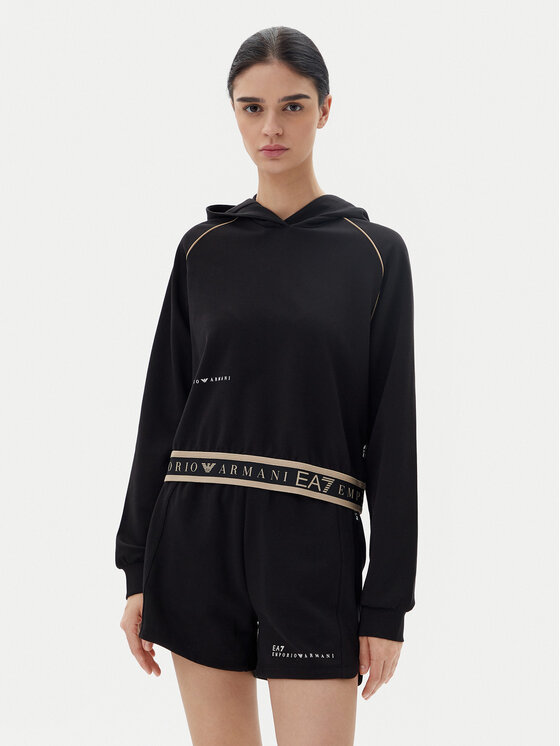 EA7 Emporio Armani EA7 Emporio Armani Bluză 7W000277 AF12501 UC001 Negru Regular Fit