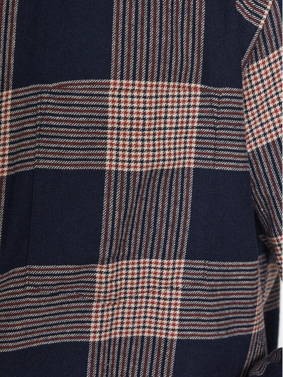 Lindbergh Lindbergh Košile 30-203486 Tmavomodrá Relaxed Fit