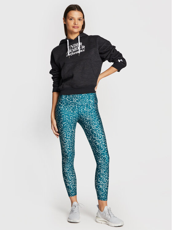 Under Armour Under Armour Bluza Essential Fleece Script 1374107 Czarny Regular Fit
