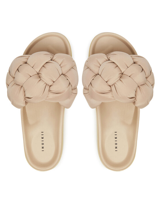 Inuikii Inuikii Παντόφλες Puffer Braided 70103-177 Μπεζ