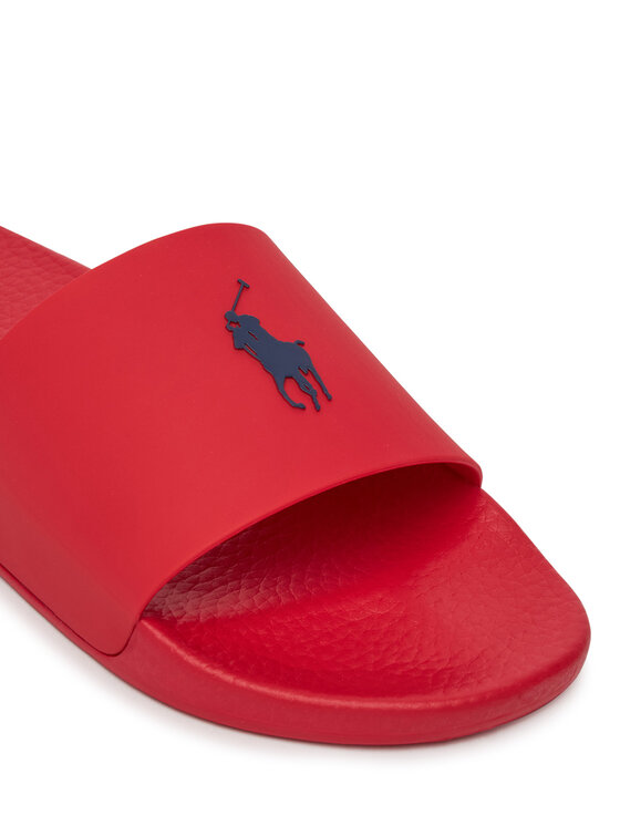 Polo Ralph Lauren Polo Ralph Lauren Шльопанці Signature Pony 809961001003 Червоний
