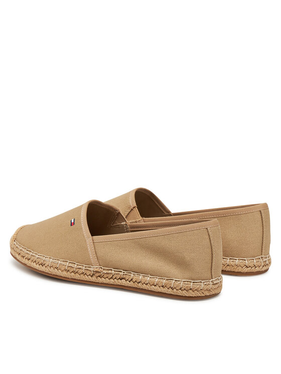 Tommy Hilfiger Tommy Hilfiger Espadrile Flag Canvas Espadrille FW0FW08541 Rjava