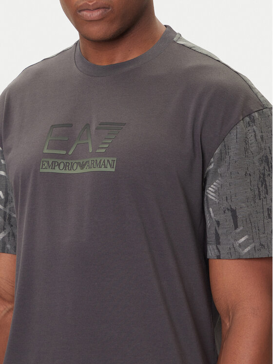 EA7 Emporio Armani EA7 Emporio Armani T-krekls 7M001130 AF16548 U8117 Pelēks Regular Fit