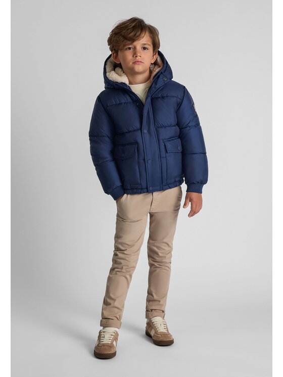 Kurtka zimowa, rozmiar 110/116, Granatowy, 27coat4
