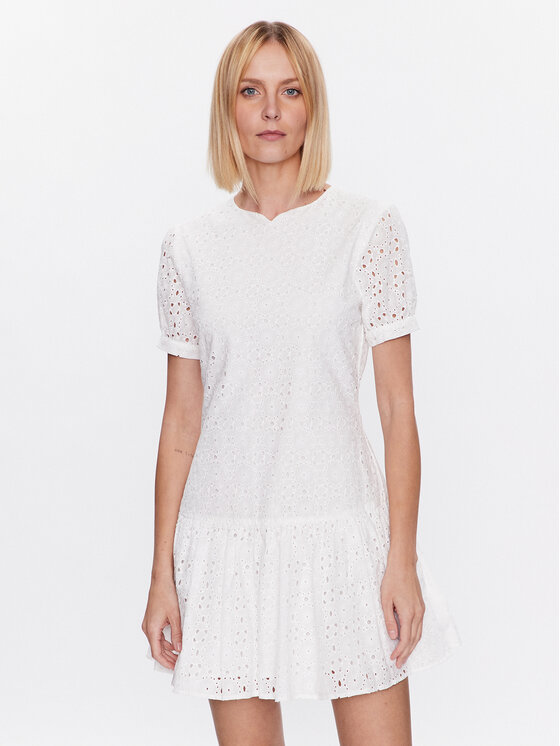 Silvian Heach Silvian Heach Rochie de zi GPP23306VE Alb Regular Fit