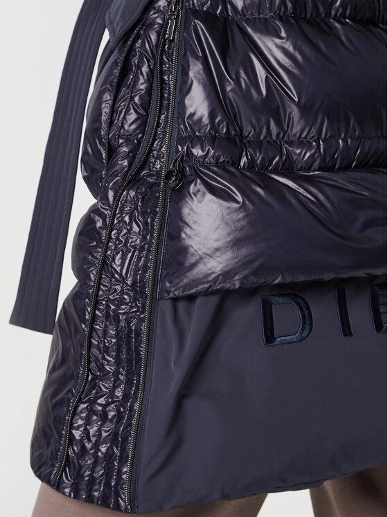 Diego M Diego M Pehelykabát 22IM-R432 Sötétkék Slim Fit