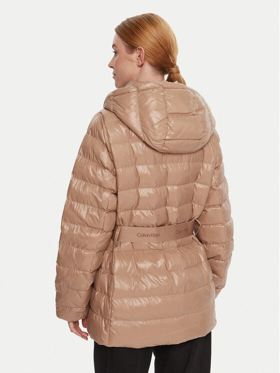Calvin Klein Calvin Klein Winterjacke LV044D542G Beige Regular Fit