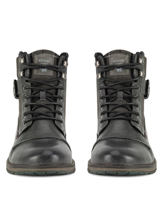 Mustang Mustang Schnürschuhe 4157-605 Grau