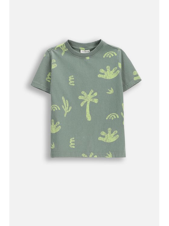 Coccodrillo Coccodrillo T-Shirt WC6143203TBK-011 Zelená Regular Fit