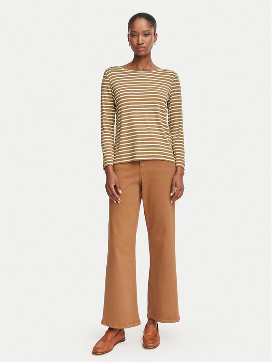 Marella Marella Bluzka Mora 2625976021 Beżowy Regular Fit