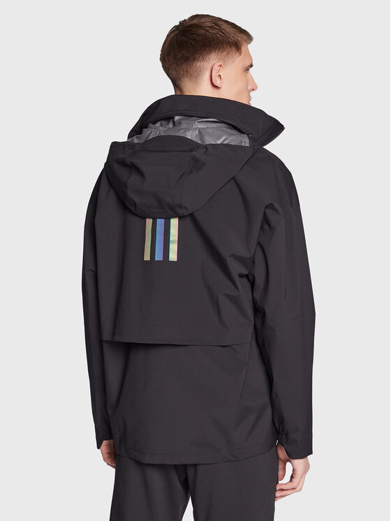 adidas adidas Kurtka przeciwdeszczowa Terrex Ct Myshelter H65700 Czarny Regular Fit