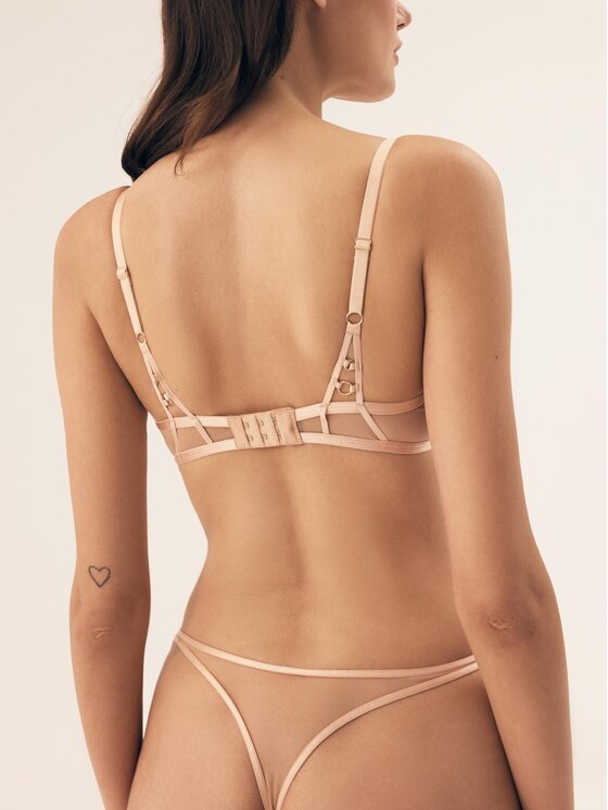Esotiq Esotiq Biustonosz push-up 43158 Beżowy