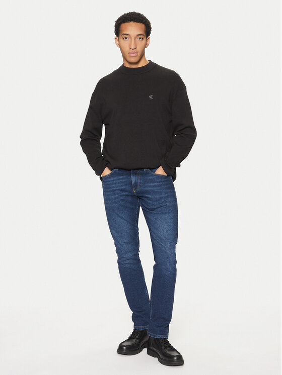Calvin Klein Jeans Calvin Klein Jeans Svetr J30J326741 Černá Regular Fit