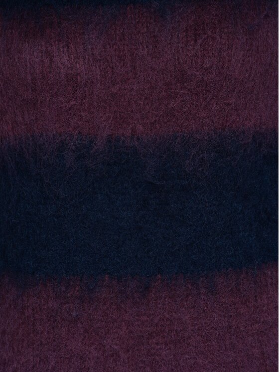 Ombre Ombre Sweter OW-SW-E0073 Granatowy Oversize
