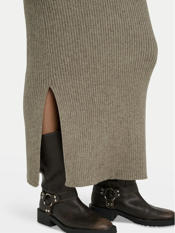 ONLY ONLY Pletena obleka Katia 15324649 Bež Slim Fit