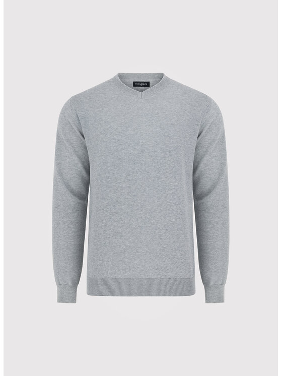 Pako Lorente Pako Lorente Sweter P26WN-2X-010 Szary jasny Straight Fit
