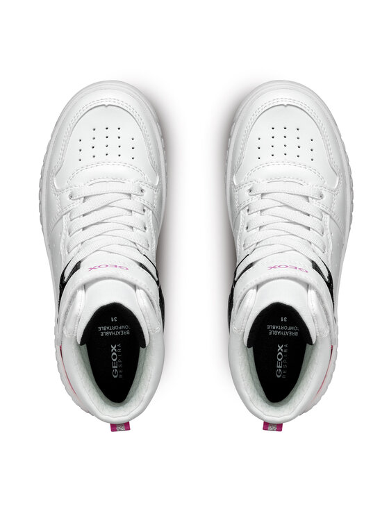 Geox Geox Tenisice J Mikiroshi Girl J46DVB 0BCKC C1Z8D M Bijela