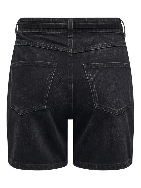 ONLY ONLY Τζιν σορτσάκια Gianna 15340706 Μαύρο Regular Fit