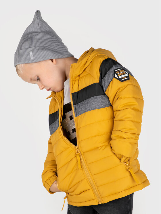 Giubbotto piumino ZC2152702OBJ Giallo Regular Fit