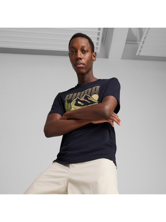 Puma Puma T-Shirt 684828 Niebieski Regular Fit