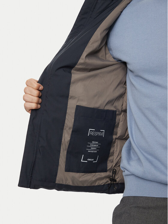 Geox Geox Zimní bunda Sapienza M4628J TC188 F1726 Tmavomodrá Regular Fit