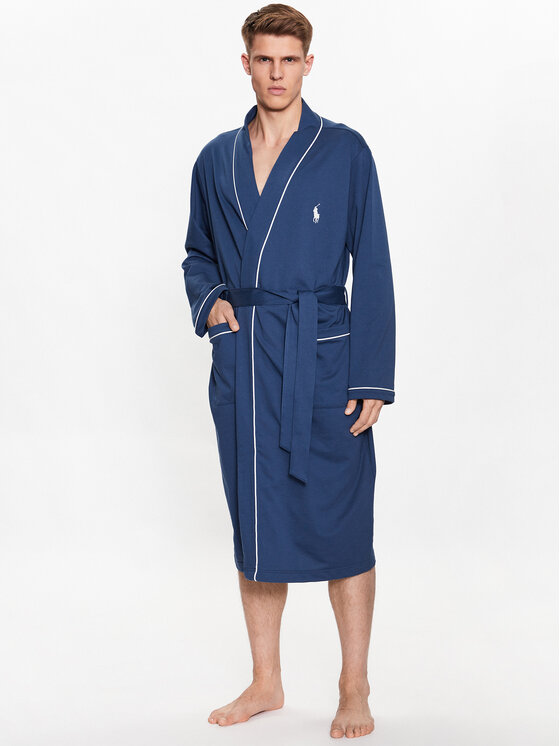 Polo Ralph Lauren Robe de chambre 714899677002 Bleu marine Regular Fit | Modivo.fr