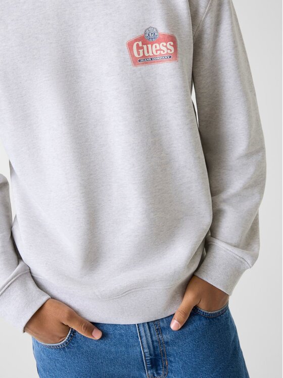 Guess Jeans Guess Jeans Felpa M6RQ21 KCPR1 Grigio Regular Fit