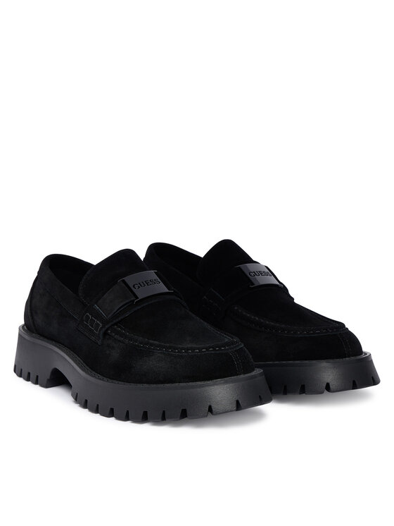 Guess Guess лоуфъри с дебела подметка FMTZIA SUE14 Черен