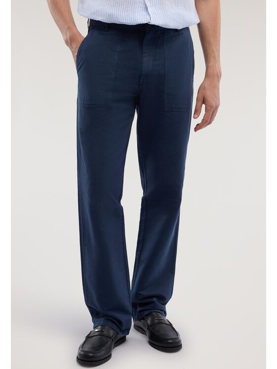 Trussardi Trussardi Pantaloni di tessuto P721M100116N034 Blu Regular Fit