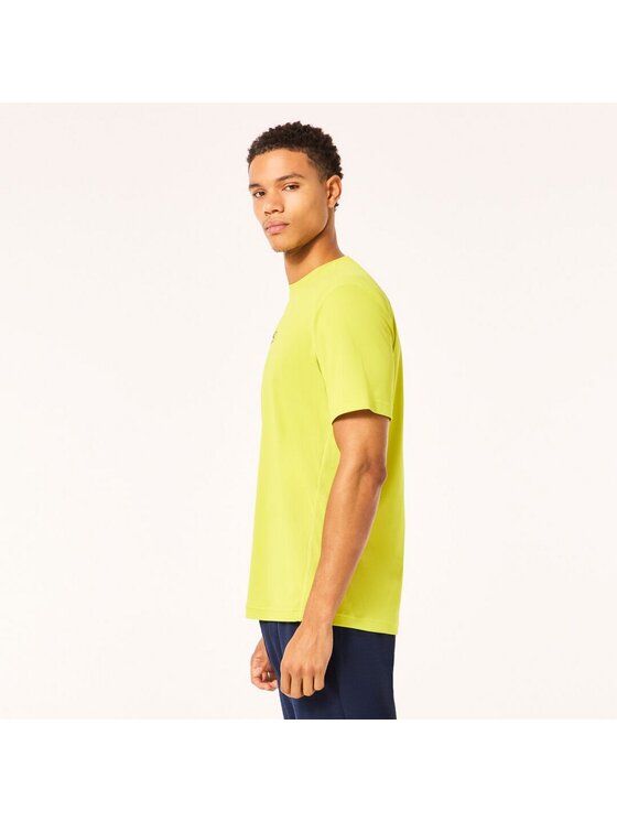 Oakley Oakley T-Shirt FOA400445 Żółty Regular Fit